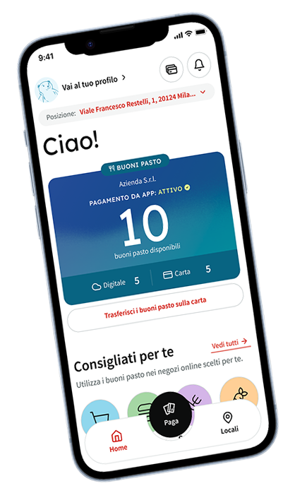 Blocco Ticket Restaurant Digitale